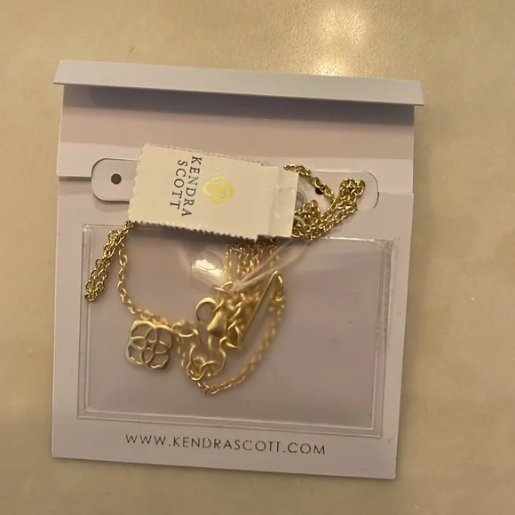 Kendra Scott Blue and Gold Necklace - Picture 2 of 2